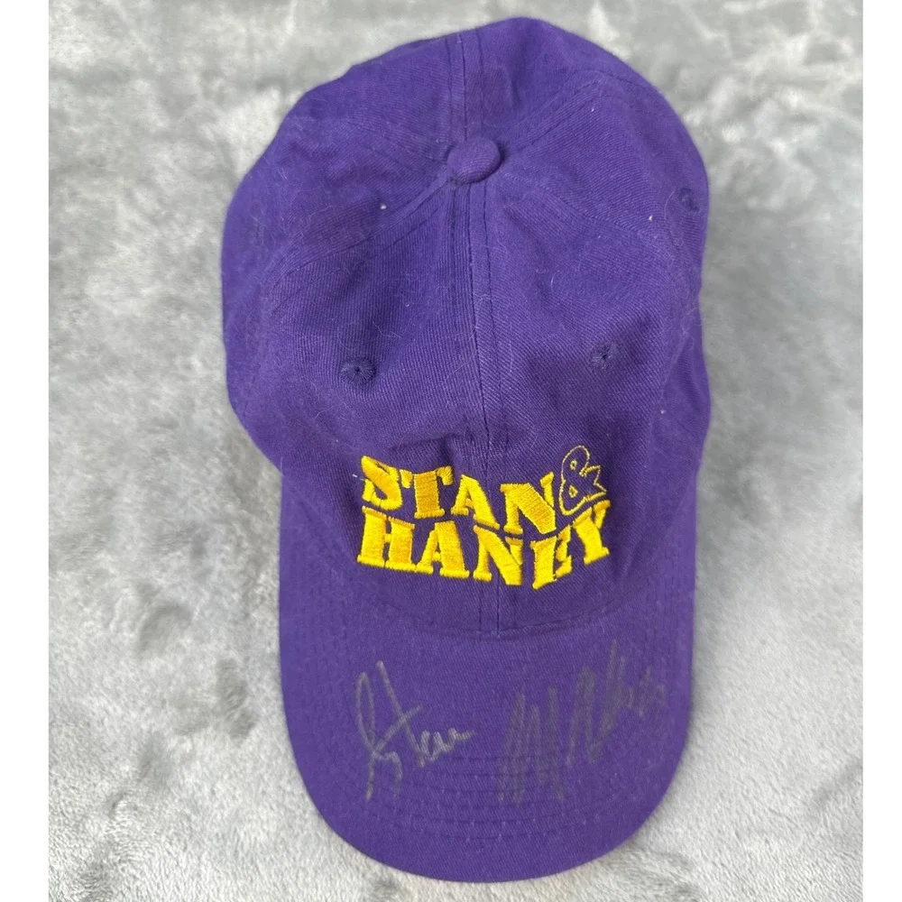 Port & Company Hat Unisex OS Stan & Haney Purple Signed 96k *NOT AUTHENTICATED*